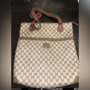 Large vintage Gucci tote